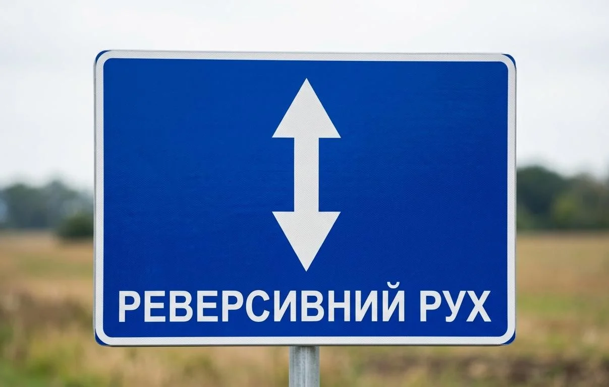Що таке реверсивний рух: правила, знаки та світлофори